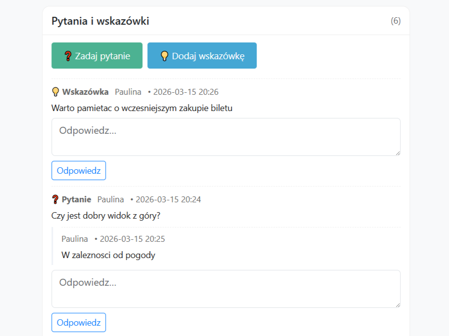 Custom discussion and moderation system for Spots and Trails